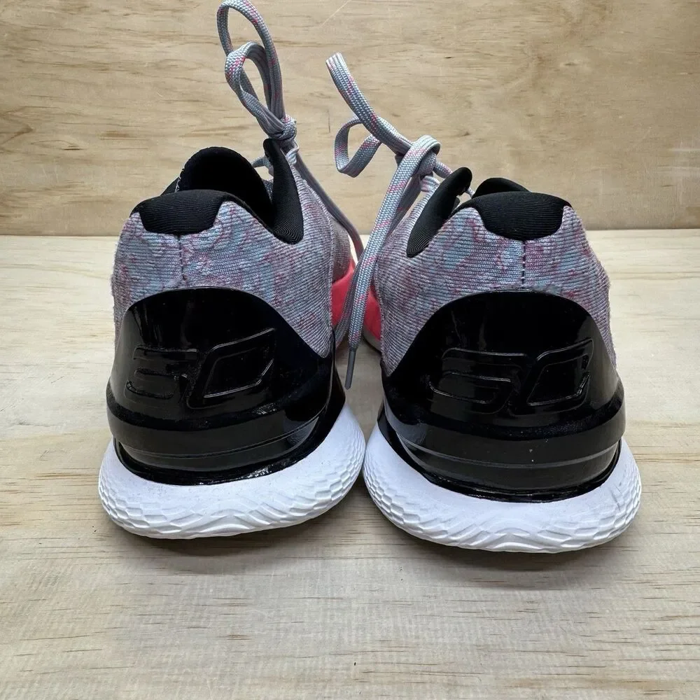 NEW Under Armour Curry 1 Low Flotro Mothers Day  sz 12 Grey Pink 3026278-401